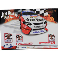 Steve Johnson & Will Davison Jim Beam Racing Poster