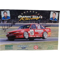Signed Wayne Wakefield & Dean Canto 1999 Bathurst Poster