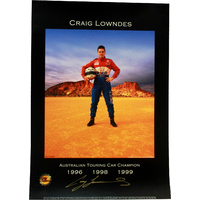 Signed Craig Lowndes ATCC Champion Poster