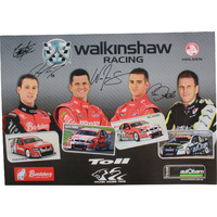 Signed 2009 Walkinshaw Racing Poster