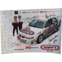 Signed 1999 Wynn's Racing Poster