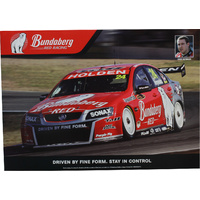 David Reynolds Bundaberg Red Racing Poster