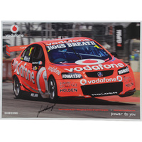 Signed Jamie Whincup #1 Vodafone Poster