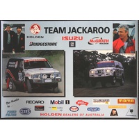 Peter Brock & Bruce Garland Team Jackaroo Poster