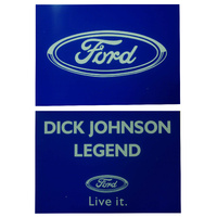 Dick Johnson Legend Ford Double Sided Poster Pair