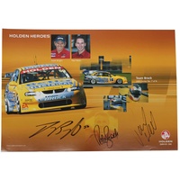 Signed Team Brock 2003 Poster