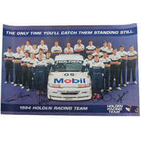 Signed 1994 HRT Holden Racing Team Poster