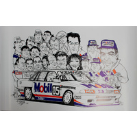 1993 Mobil 1 Racing Poster
