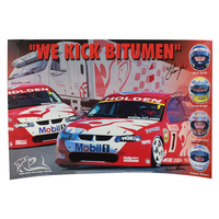Signed HRT We Kick Bitumen Poster