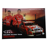 Signed HRT Garth Tander / Will Davison Poster