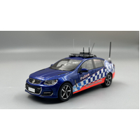 1:43 NSW Police Highway Patrol 2018 VF Series II Commodore Sedan Blue
