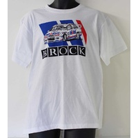 NWOT Peter Brock VP Mobil T Shirt 1993 #05 Holden Commodore Large White