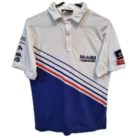 Mobil 1 Racing BMW M3 Peter Brock 05 1988 Vintage Polo Shirt Medium M