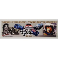 Peter Brock Tribute Sticker