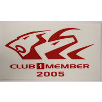 HRT 2005 Club 1 Member Sticker