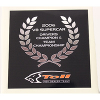 2006 Toll HSV Dealer Team Sticker