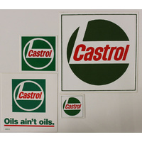 Castrol Stickers 4 Pack