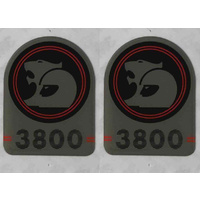 HSV VN SV 3800 Guard Bubble Badge Pair