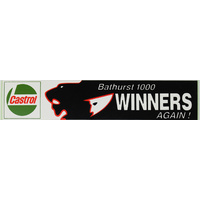 Bathurst 1000 Winners Again Castrol Sticker