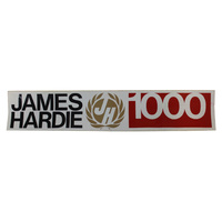 Large James Hardie 1000 Decal