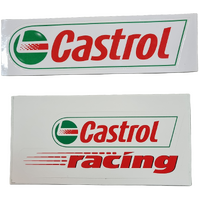 Castrol Racing Stickers 2 Pack
