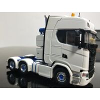 1:50 Scania White With Blue Chassis First of the New Downunder Aussie Series 