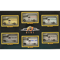 New Top Gear 1:64 FJ News Paper Delivery Vans Complete Set 