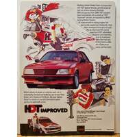 Original HDT Improving The Breed Torana Commodore Marlboro Hard Card Flyer 