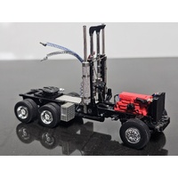 1:50 Kenworth Drake K200 Fat Cab 2.8 Chassis Complete  - Black Heavy Haulage