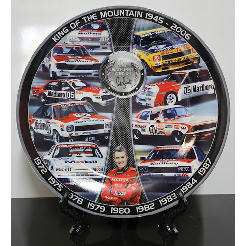 New KING OF THE MOUNTAIN Peter Brock 30CM Commemorative Plate 1945-2006 