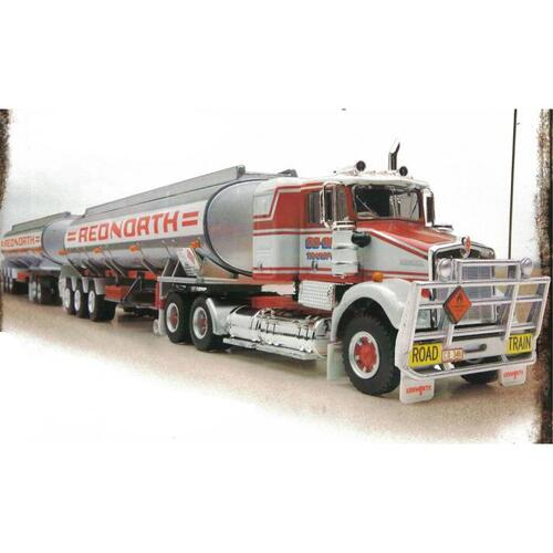 1:64 Kenworth Road Train Tankers CO OP Transport REDNORTH