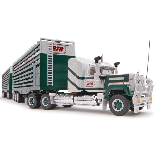New Release 1:64 MACK 3 Trailer LIVESTOCK ROAD TRAIN Set– ATA