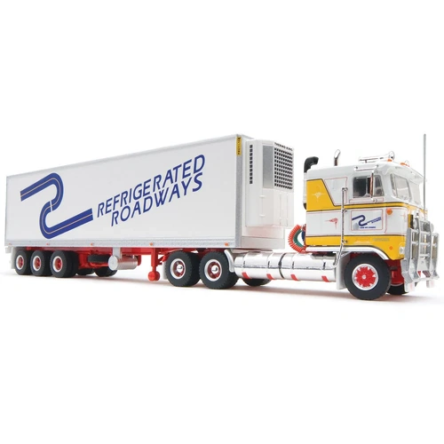 1:64 Refrigerated Roadways -- Freight Semi Trailer -- Highway Replicas Truck