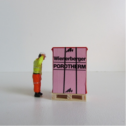 Pallet Load Porotherm Transport 1:50 Diorama