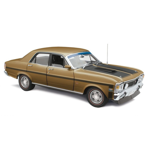  1:18 Ford Falcon XW Phase 2 GTHO Grecian Gold With Black Stripes