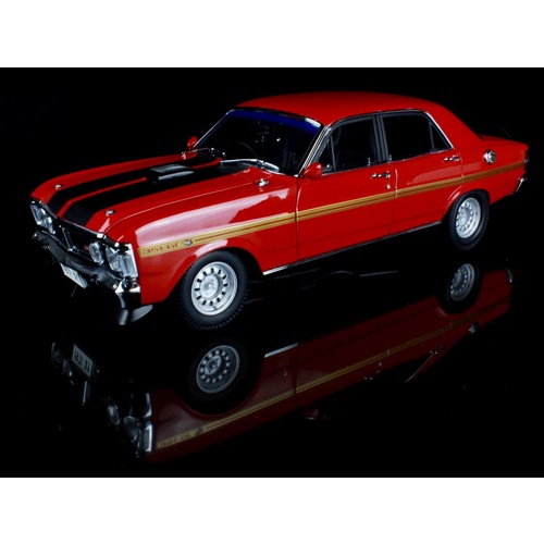  1:18 Retro Ford XY Falcon GT-HO Phase III - Track Red