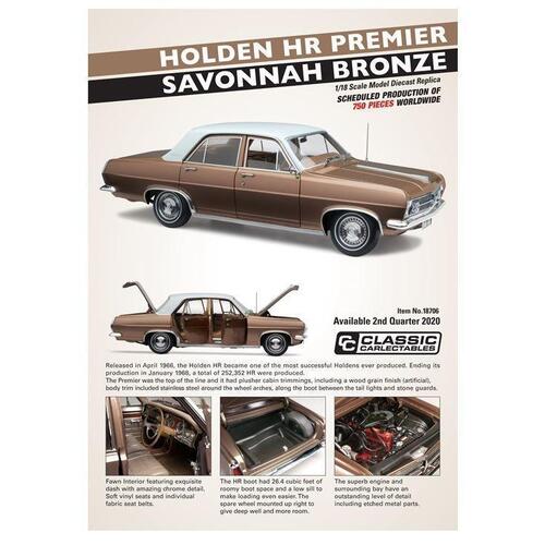 1:18 Holden HR Premier Sedan Savonnah Bronze