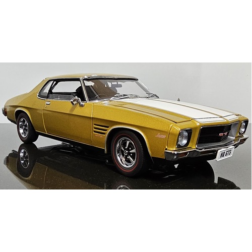 1:18 Holden HQ GTS Monaro 350 Sunburst Metallic With White Tripes 