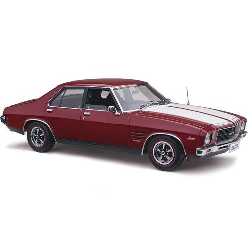 1:18 Holden HQ GTS 350 Monaro Sedan Burgundy & White Sedan 