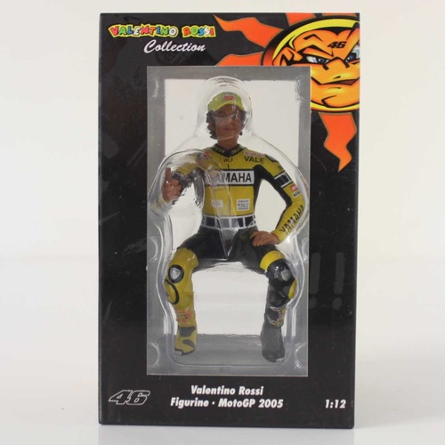 1:12 Valentino Rossi Sitting Moto GP 2005