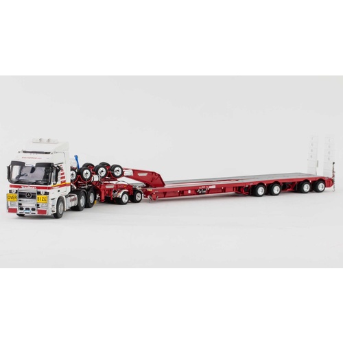 New Sealed Mammoet 1:50 Mercedes-Benz 2660 Actros Truck & 2x8 4x8 Swingwing Trailer 