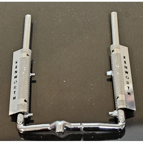 New 1:50 Kenworth Drake 509 Chrome Straight Stacks and Shields 