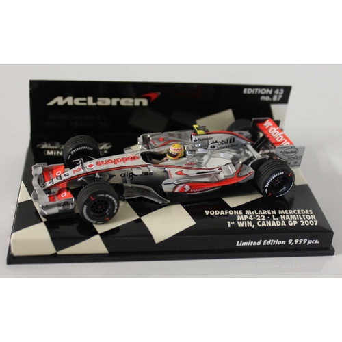 1:43 Lewis Hamilton Vodafone 2007 MP4-22