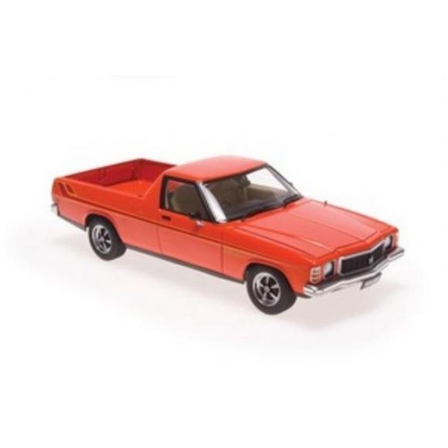 PC 1:18 Holden HX Sandman Ute Mandarin Red