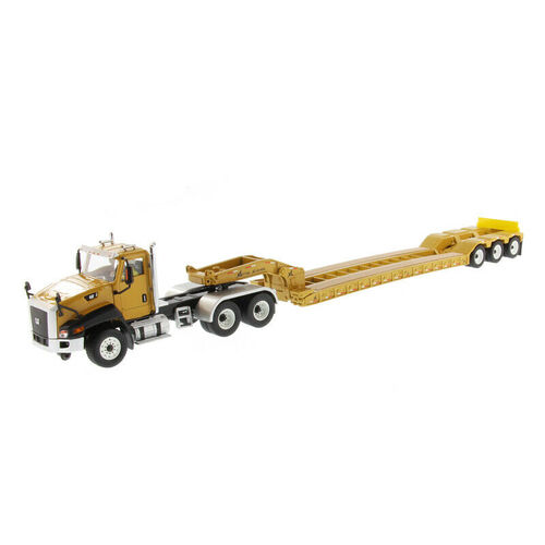 1:50 Cat Caterpillar CT660 Day Cab with XL 120 Low-Profile HDG Lowboy Trailer