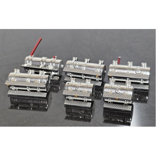 New 1:50 Drake Kenworth 900 Legend Chrome Round Tanks Full Set