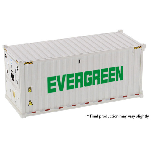 1:50 20' Refrigerated Sea Shipping Container - EVERGREEN
