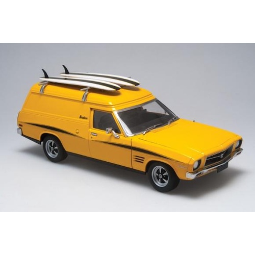PC 1:18 Holden HQ Sandman Panel Van Chrome Yellow