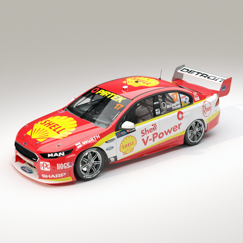 1:18 2017 Shell V-Power #17 FGX Falcon Sandown 500 Retro Round