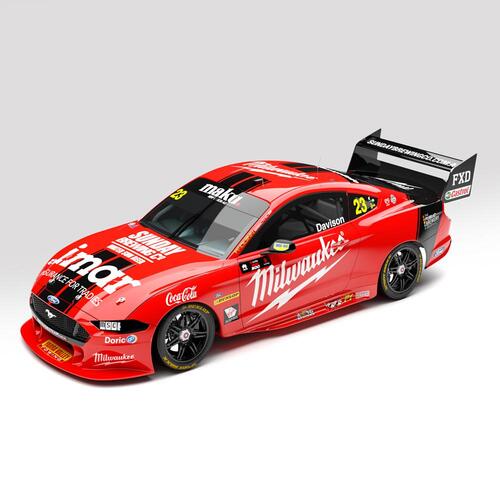 1:18 Milwaukee Racing #23 Ford Mustang GT Supercar - 2020 Championship Season